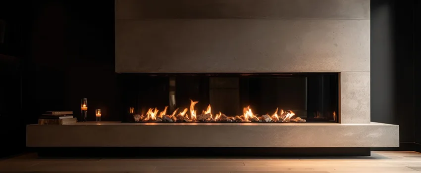 Gas Fireplace Ember Bed Design Services in Naperville, Illinois