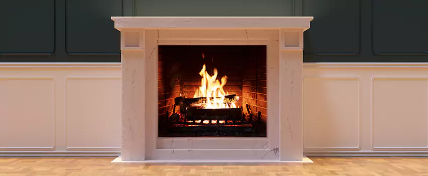 Open Flame Wood-Burning Fireplace Installation Services in Naperville, Illinois